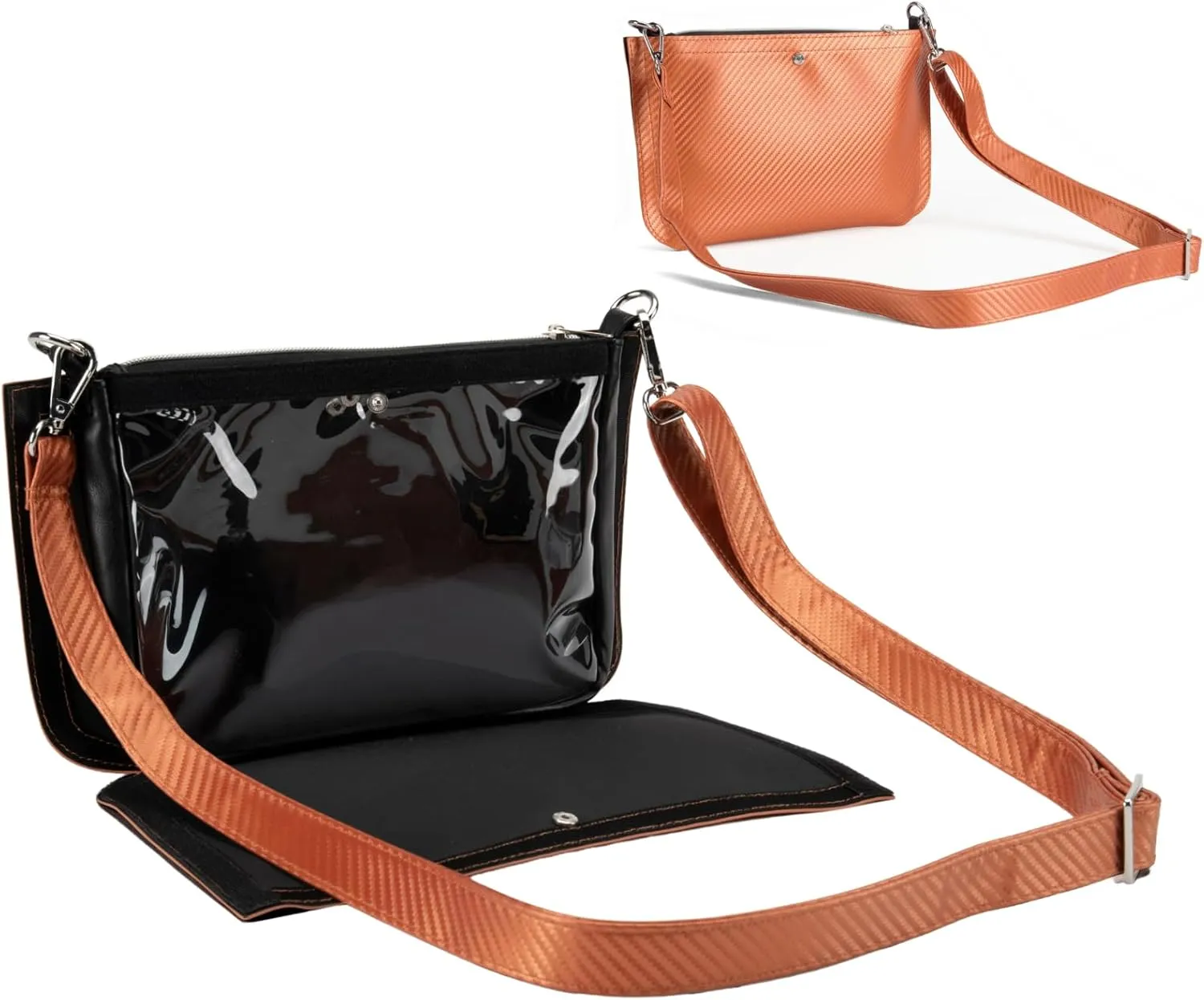Stadium Bag Full Set - Clear Bag with Removable Outer Wrap, Stadium Approved Clear Bag for Concerts, Sports, Events