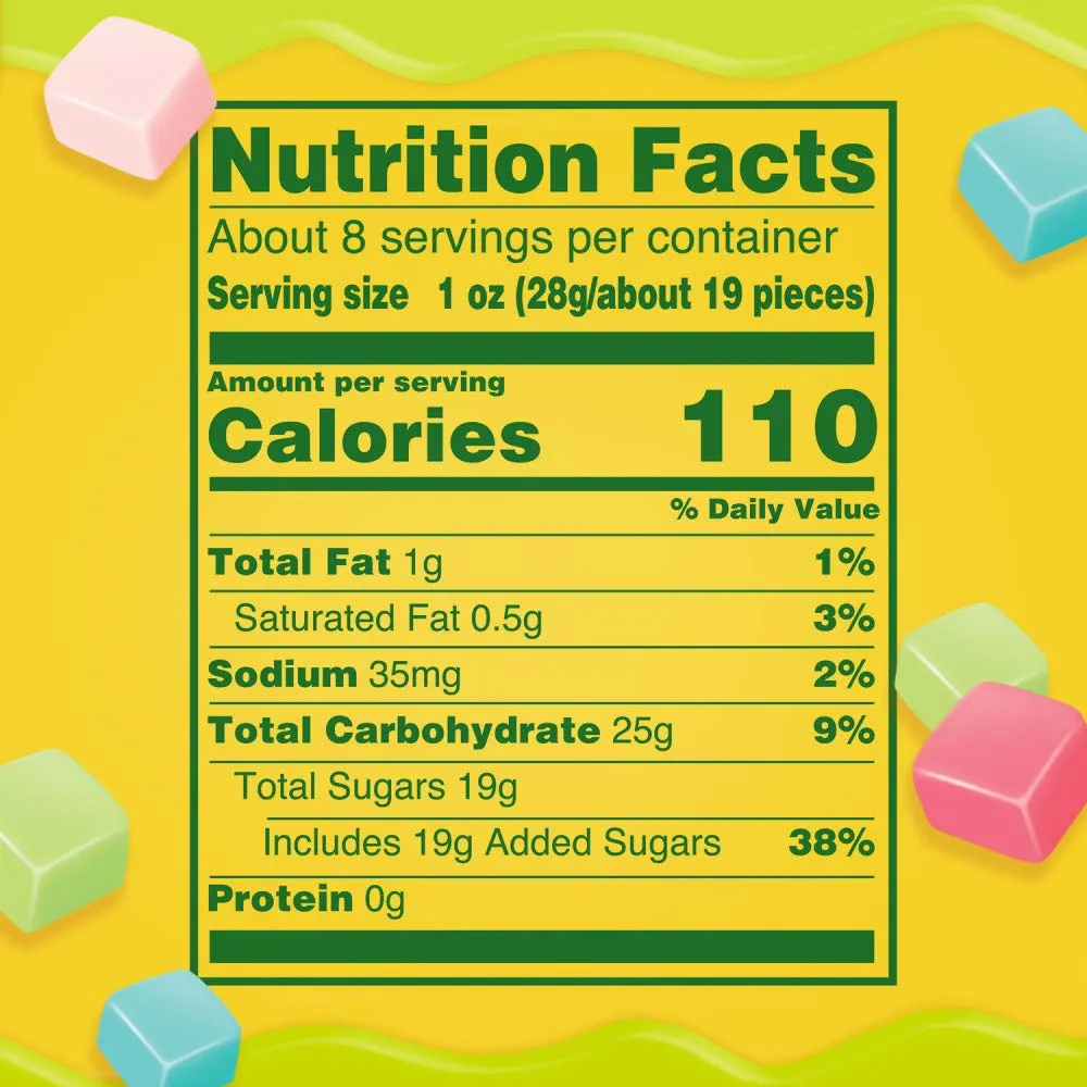 STARBURST Fruit Chews Candy - Minis Sours, 8oz (Pack of 8) - Delicious STARBURST, Mini Candy, Bulk Box