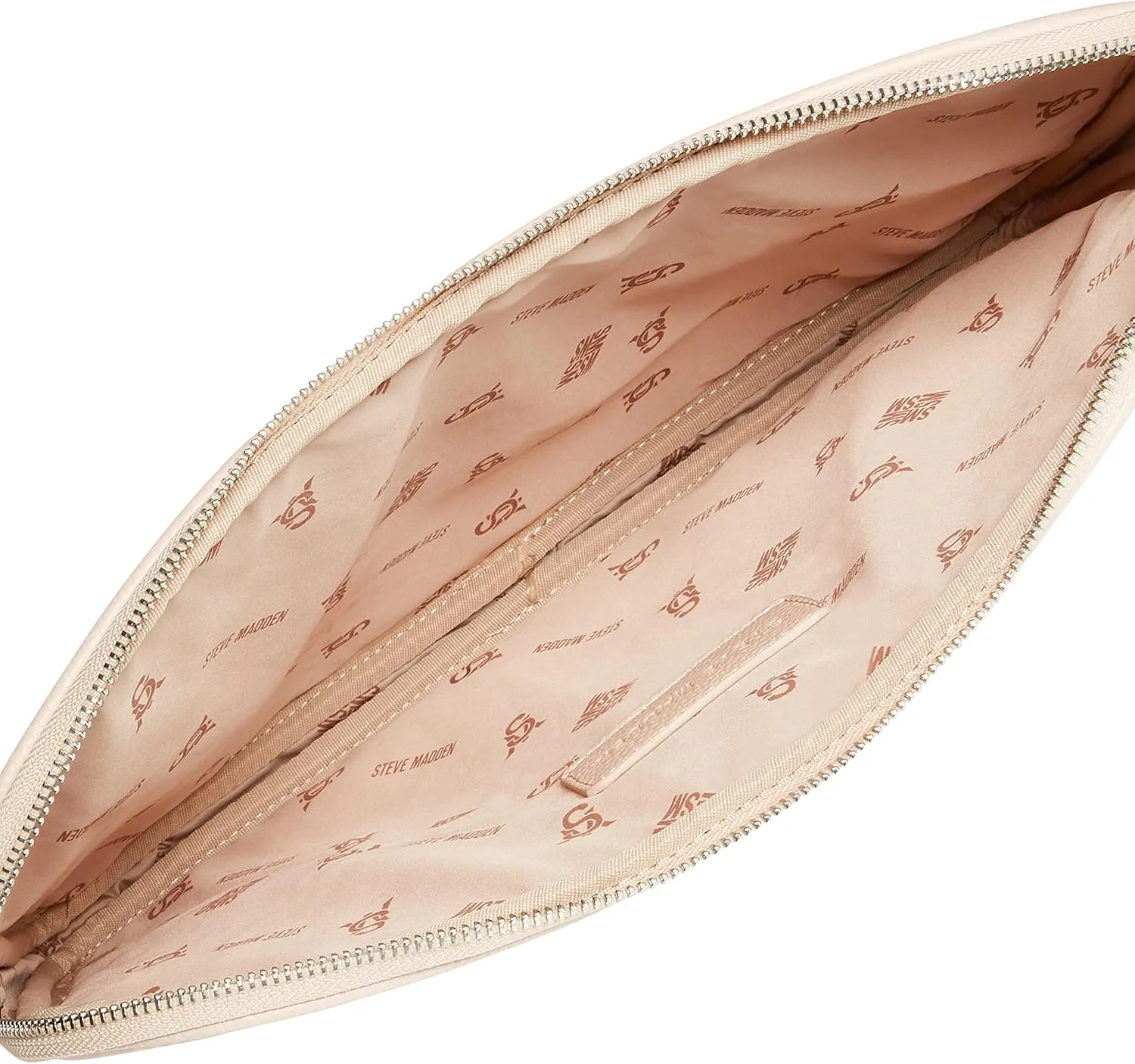 Steve Madden Clear Backpack with Tech Pouch, Nude