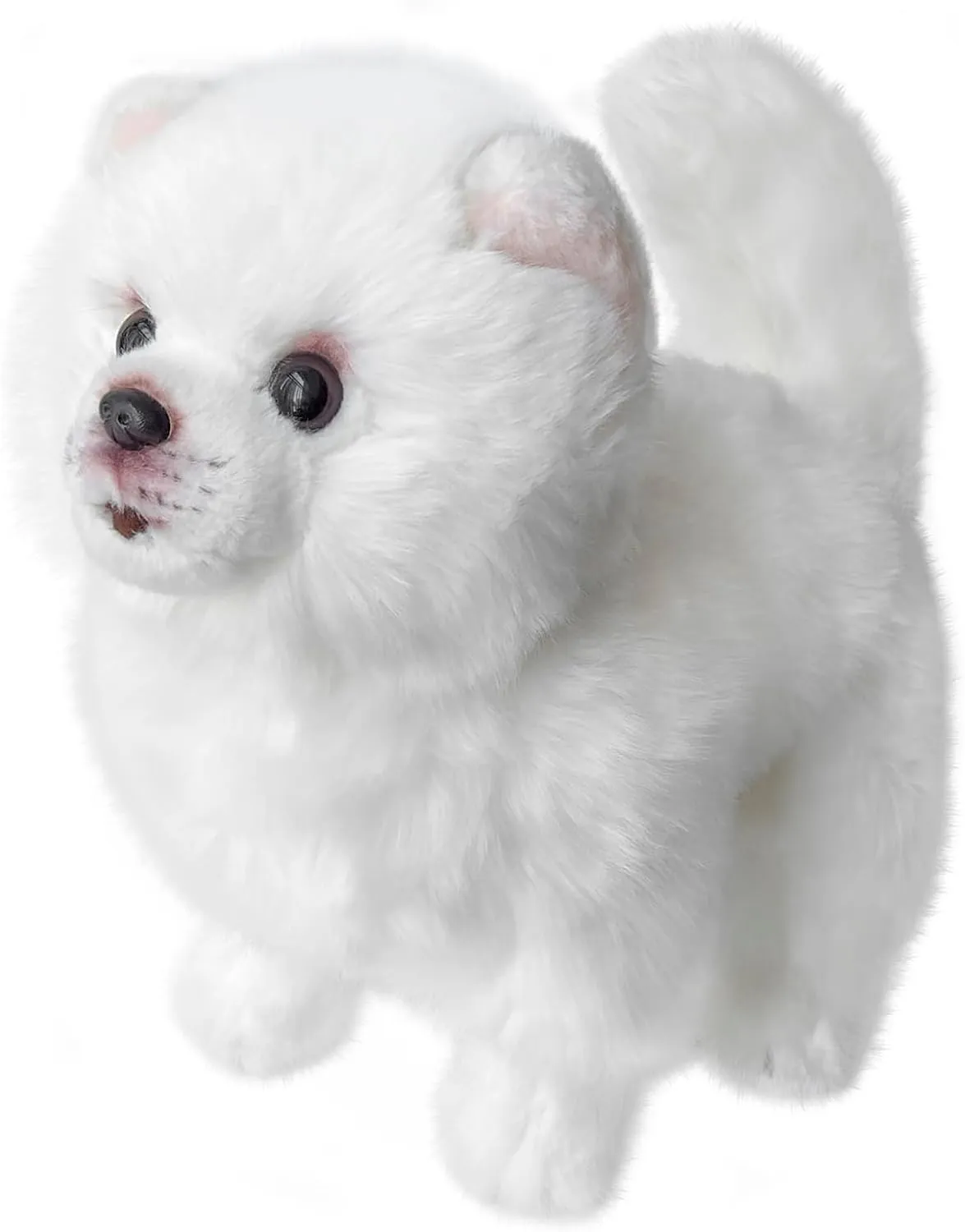 Stuffed Animal Dogs, Realistic Dog Plush, Lifelike Stuffed Animal,Companion Pet, Fluffy Stuffed Puppy Dog Toys for Gift (Pomeranian)