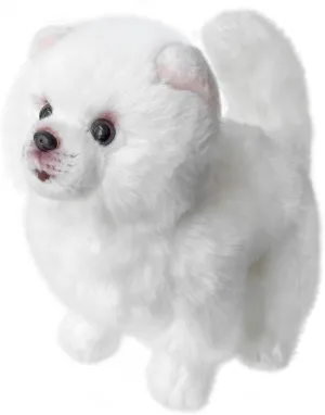 Stuffed Animal Dogs, Realistic Dog Plush, Lifelike Stuffed Animal,Companion Pet, Fluffy Stuffed Puppy Dog Toys for Gift (Pomeranian)