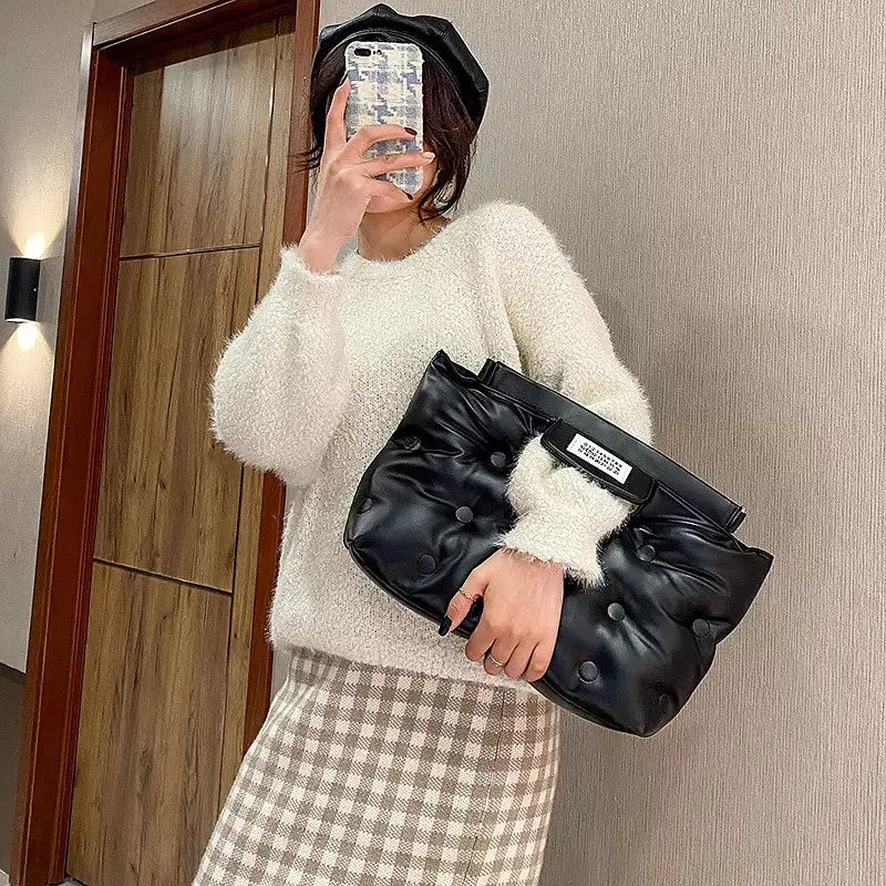 Stylish Space Padded Pillow Shoulder Larger Bags
