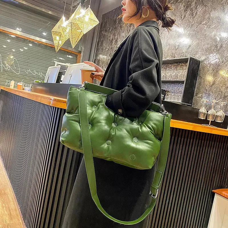 Stylish Space Padded Pillow Shoulder Larger Bags