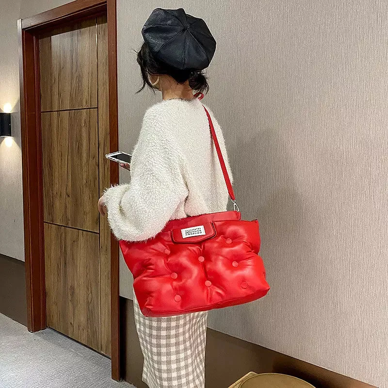 Stylish Space Padded Pillow Shoulder Larger Bags