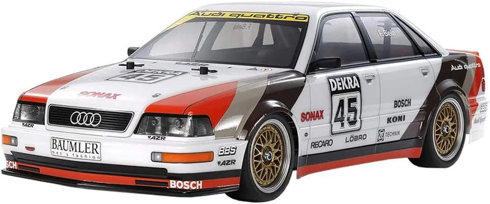 Tamiya 58682 1:10 Model V8 Tour Car (TT-02), Remote Controlled Car, RC Vehicle, Model Building, Hobby Crafts, Multi-Coloured