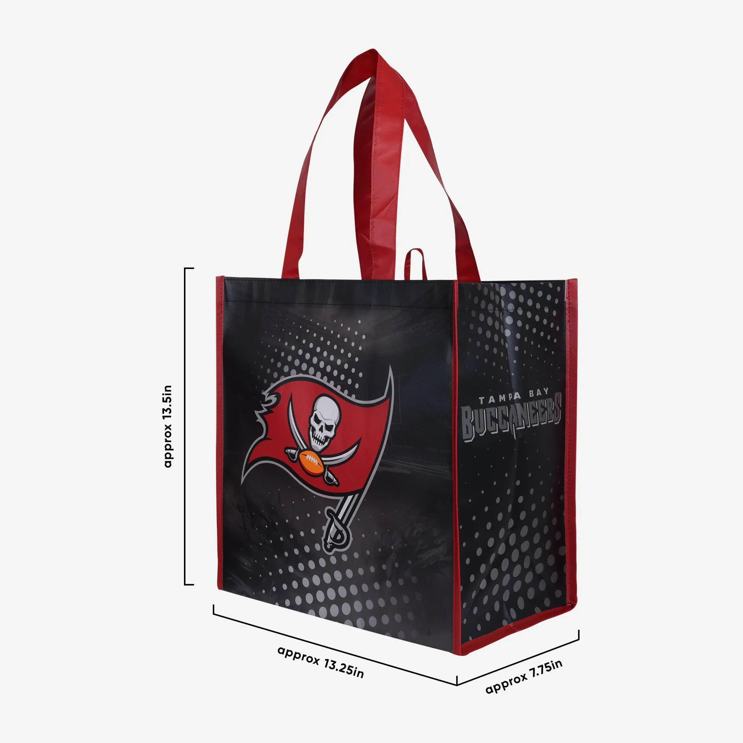 Tampa Bay Buccaneers 4 Pack Reusable Shopping Bag