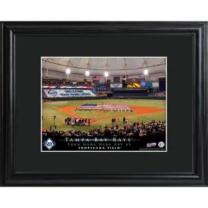 Tampa Bay Rays Personalized Ballpark Print with Matted Frame