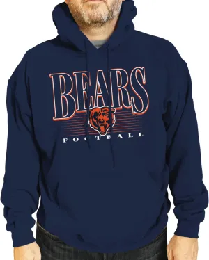 Team Fan Apparel NFL Adult Unisex Overtime Blueprint Soft Fleece Hooded Sweatshirt, Officially Licensed Football Hoodie!