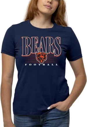 Team Fan Apparel NFL Womens Overtime Blueprint Tag-Less T-Shirt,
