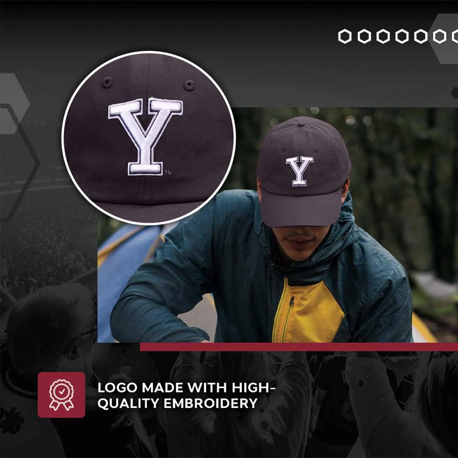The Game NCAA Adult Relaxed Fit Logo Hat - Embroidered Logo - 100% Cotton - Elevate Your Style and Show Your Team Spirit
