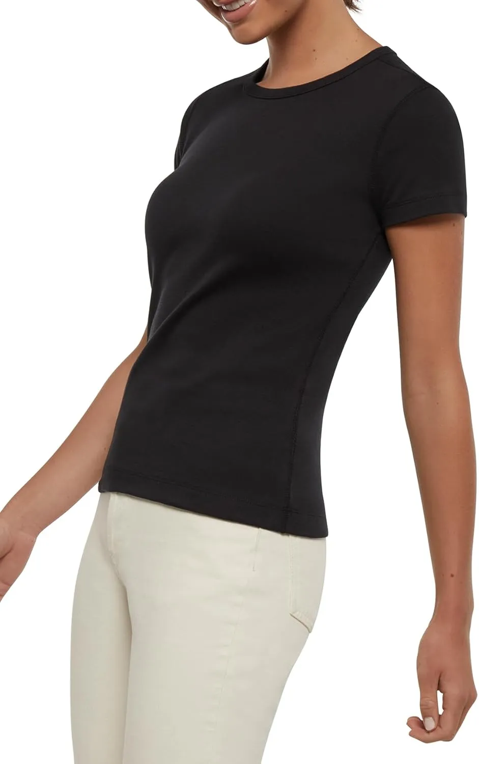 Three Dots Women's Short Sleeve Top