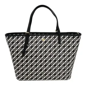 TORY BURCH GEO LOGO TOTE BAG