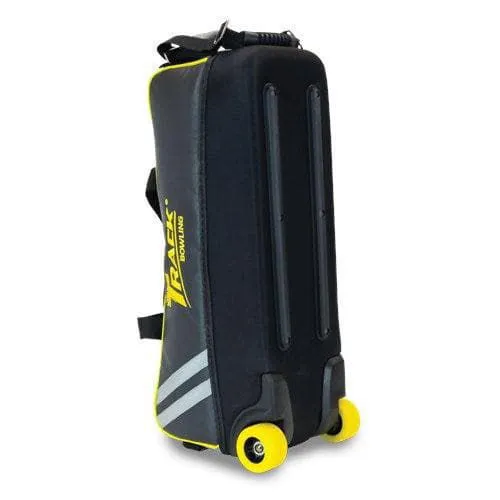 Track Select Triple Tote Grey/Yellow Bowling Bag