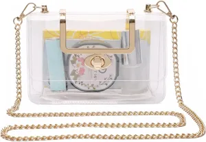 Transparent Clutch Clear Purse Crossbody Shoulder Bags Stadium Approved Bags
