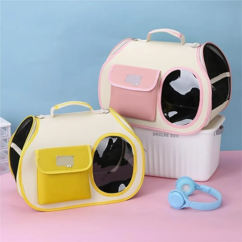 Travel Cat Bag Cross-Body Pet Outing Bag, Portable Breathable Cat Bag, Portable Cat School Bag, Travel Dog Backpack Cat Bag