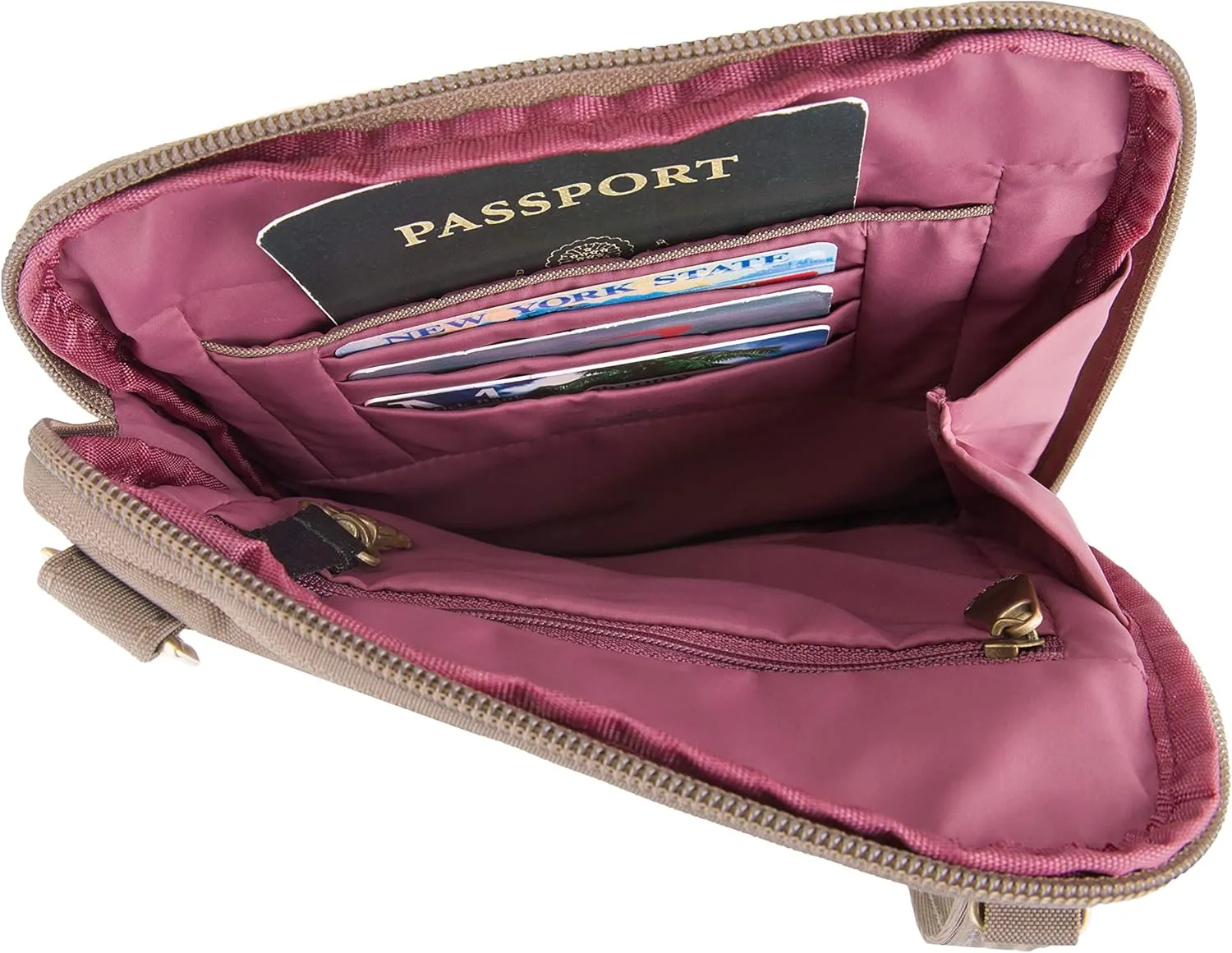 Travelon Anti-Theft Signature Quilted Slim Pouch