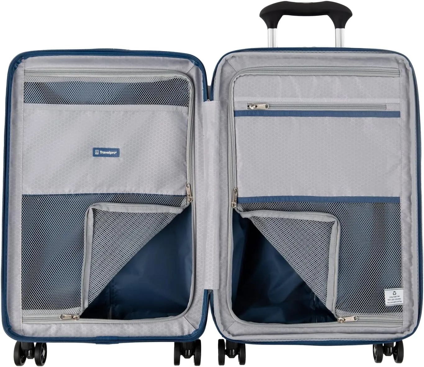 Travelpro Maxlite Air Hardside Expandable Carry on Luggage, 8 Spinner Wheels, Lightweight Hard Shell Polycarbonate Suitcase, Ensign Blue, Carry On 21-Inch