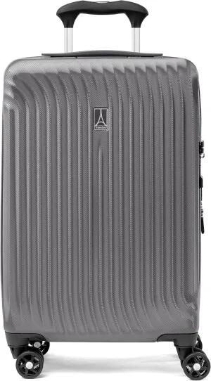 Travelpro Maxlite Air Hardside Expandable Carry on Luggage, 8 Spinner Wheels, Lightweight Hard Shell Polycarbonate Suitcase, Shadow Grey, Carry On 21-Inch
