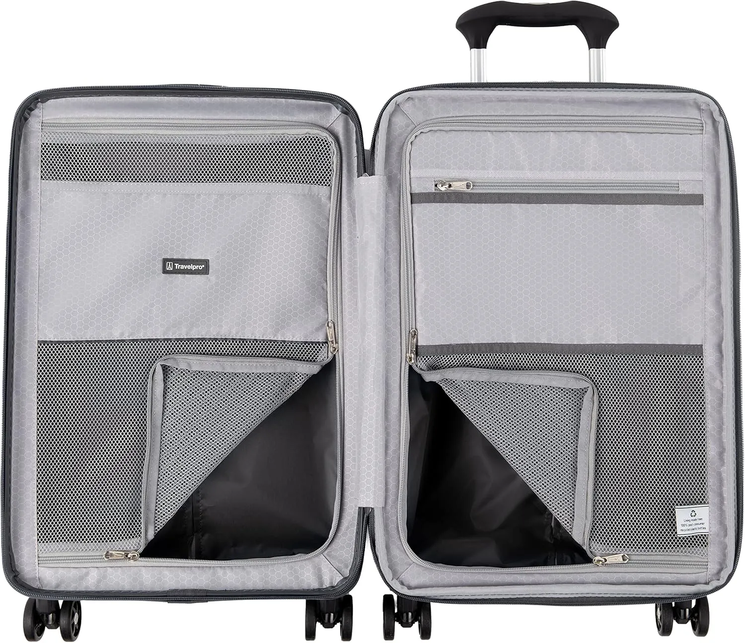 Travelpro Maxlite Air Hardside Expandable Carry on Luggage, 8 Spinner Wheels, Lightweight Hard Shell Polycarbonate Suitcase, Shadow Grey, Carry On 21-Inch