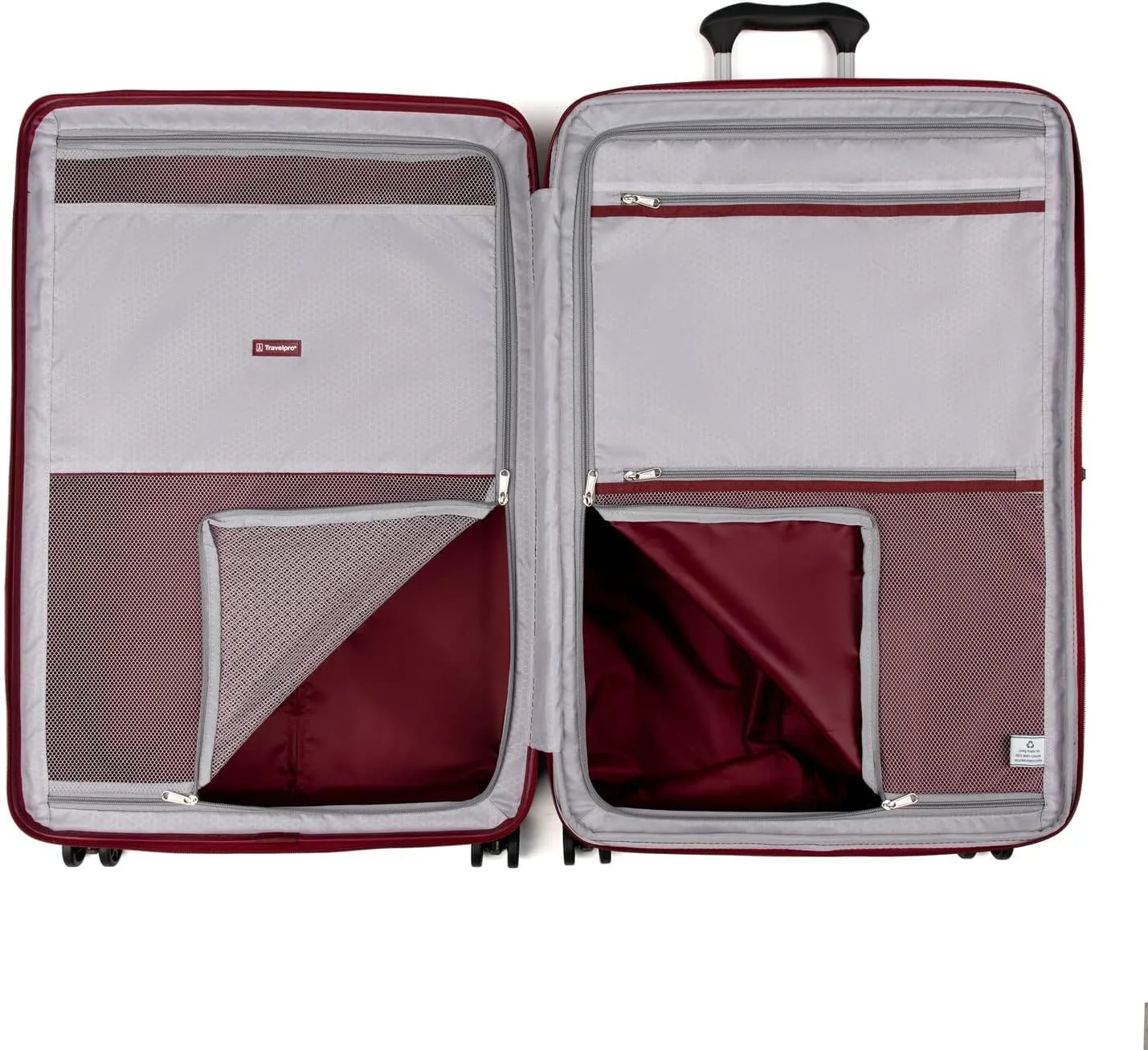 Travelpro Maxlite Air Hardside Expandable Checked Luggage, 8 Spinner Wheels, Lightweight Hard Shell Polycarbonate Suitcase, Cabernet, Checked Large 28-Inch