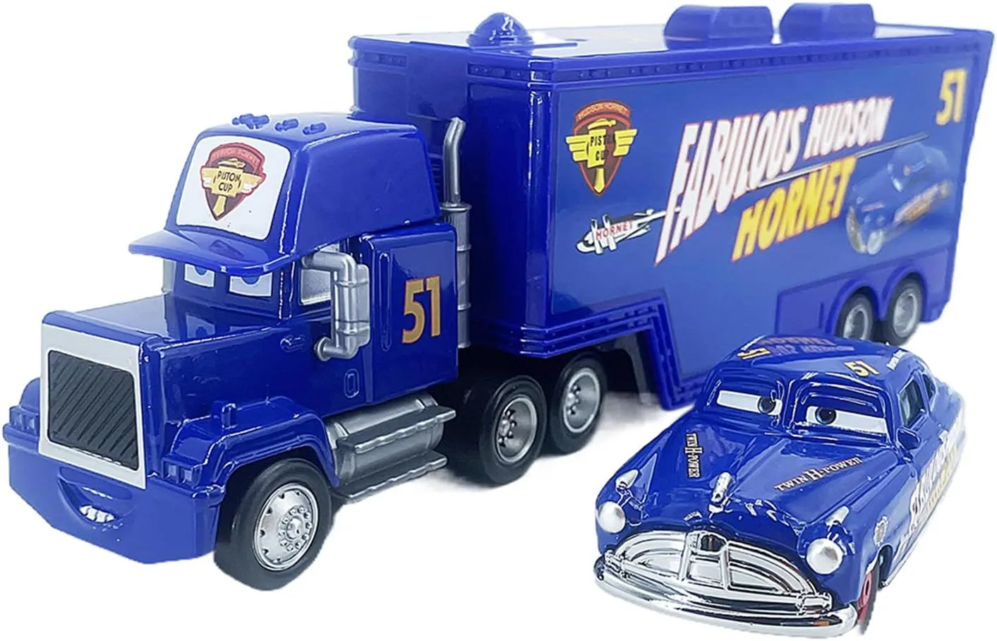 Truck and Car Toys Diecast 1:55 Metal Model Portable Mini Vehical The King Toy Car for Boys Kids Birthday Gift