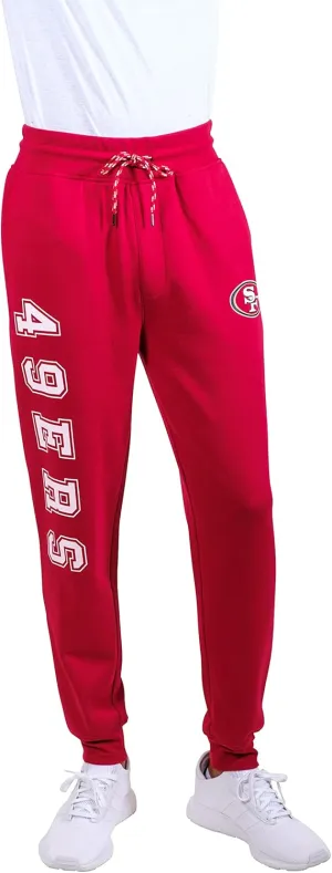 Ultra Game Adults NFL Official Active Super Soft Fleece Game Day Jogger Sweatpants