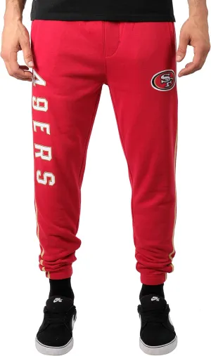 Ultra Game Adults NFL Official Active Super Soft Fleece Game Day Jogger Sweatpants