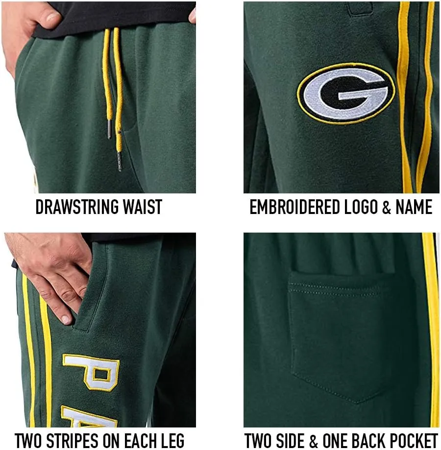 Ultra Game Adults NFL Official Active Super Soft Fleece Game Day Jogger Sweatpants
