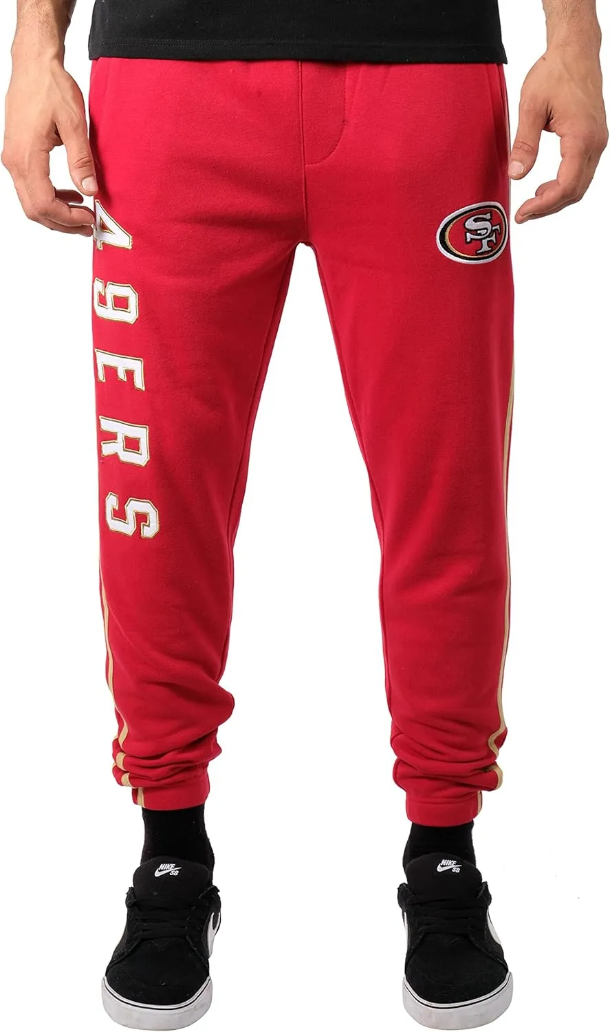 Ultra Game Adults NFL Official Active Super Soft Fleece Game Day Jogger Sweatpants
