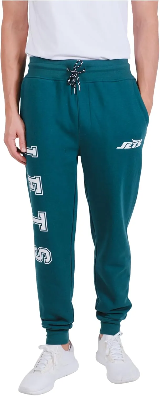 Ultra Game Adults NFL Official Active Super Soft Fleece Game Day Jogger Sweatpants