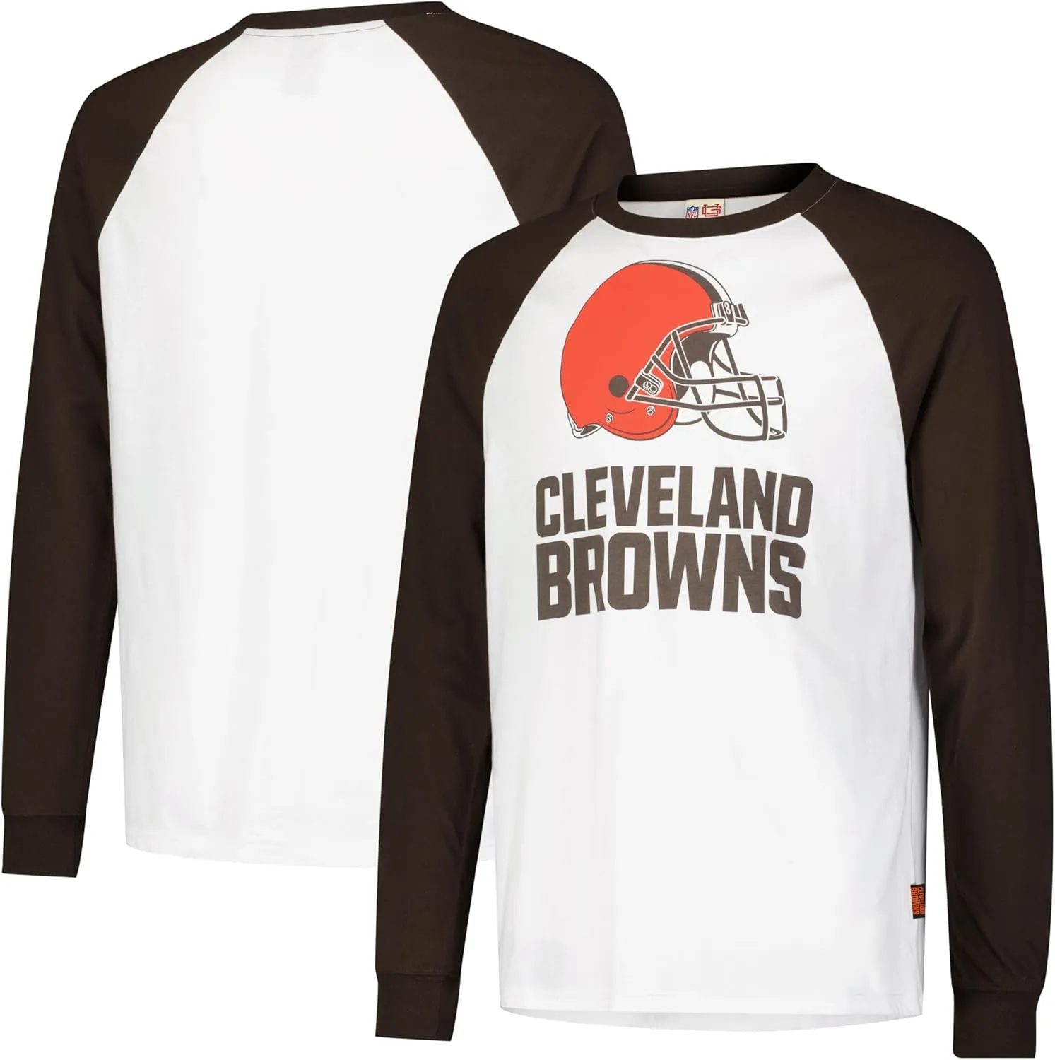 Ultra Game Adults NFL Official Super Soft Raglan Baseball Long Sleeve T-Shirt