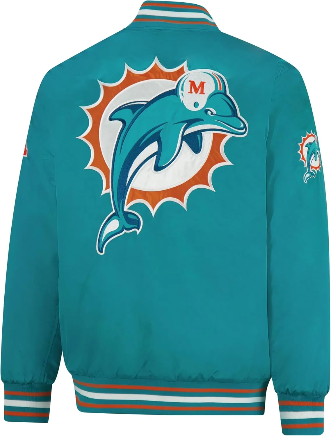 Ultra Game Adults NFL Official Supreme Satin Heritage Jacket