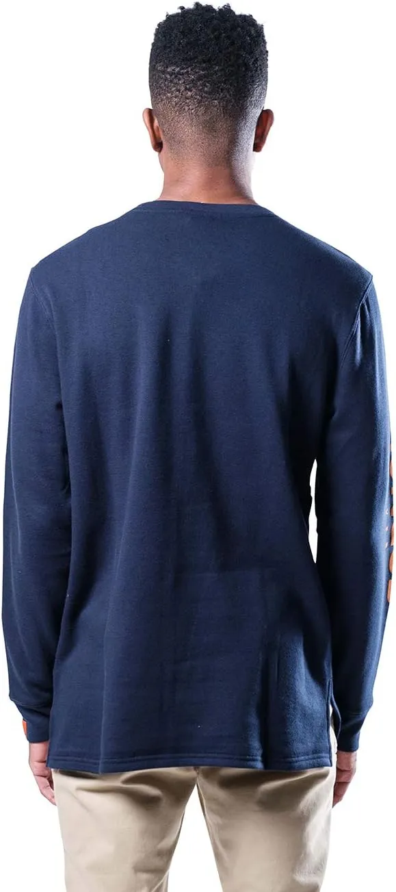 Ultra Game NFL Men's Soft Fleece Crew Neck Sweatshirt