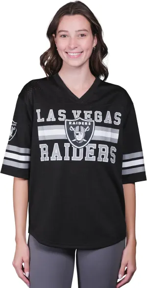 Ultra Game Women's NFL Official Soft Mesh Vintage Gameday Shirt
