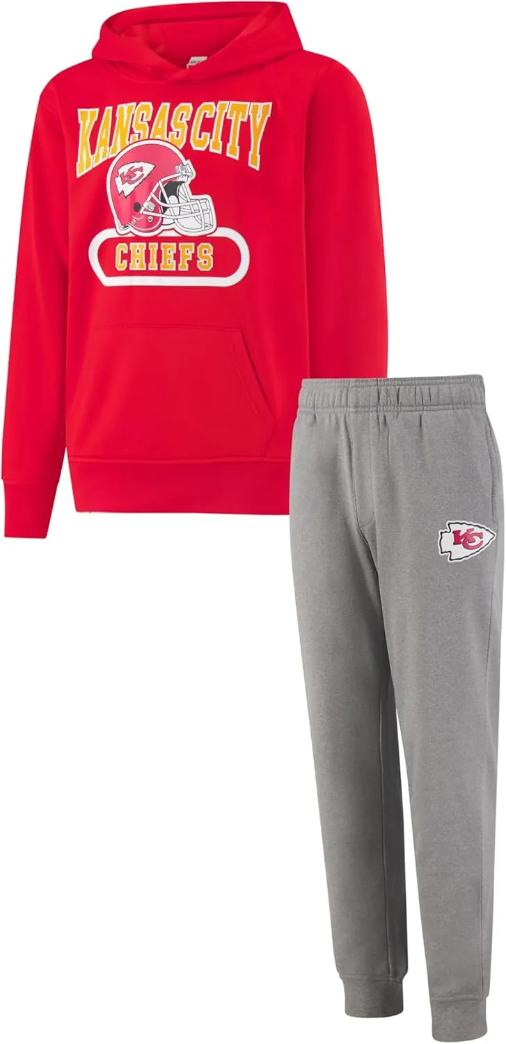 Ultra Game Youth NFL Official Extra Soft Fleece Pullover Hoodie Sweatshirt
