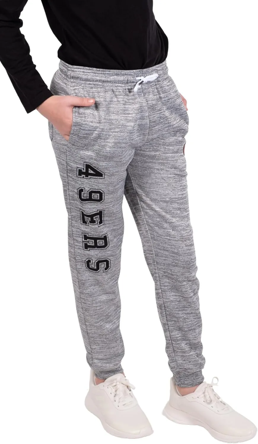 Ultra Game Youth NFL Official High Performance Moisture Wicking Fleece Jogger Sweatpants