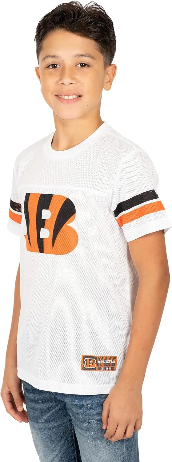 Ultra Game Youth NFL Official Super Soft Game Day Mesh Jersey Shirt