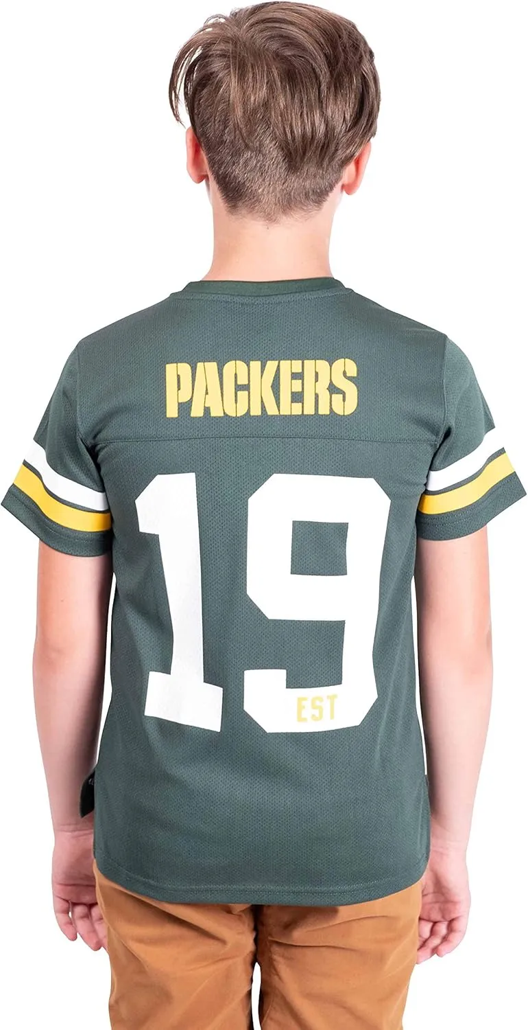 Ultra Game Youth NFL Official Super Soft Game Day Mesh Jersey Shirt