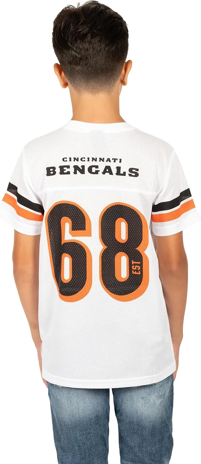 Ultra Game Youth NFL Official Super Soft Game Day Mesh Jersey Shirt
