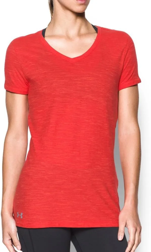 Under Armour Women's Performance Stadium T-Shirt Tee V-Neck Color Choices