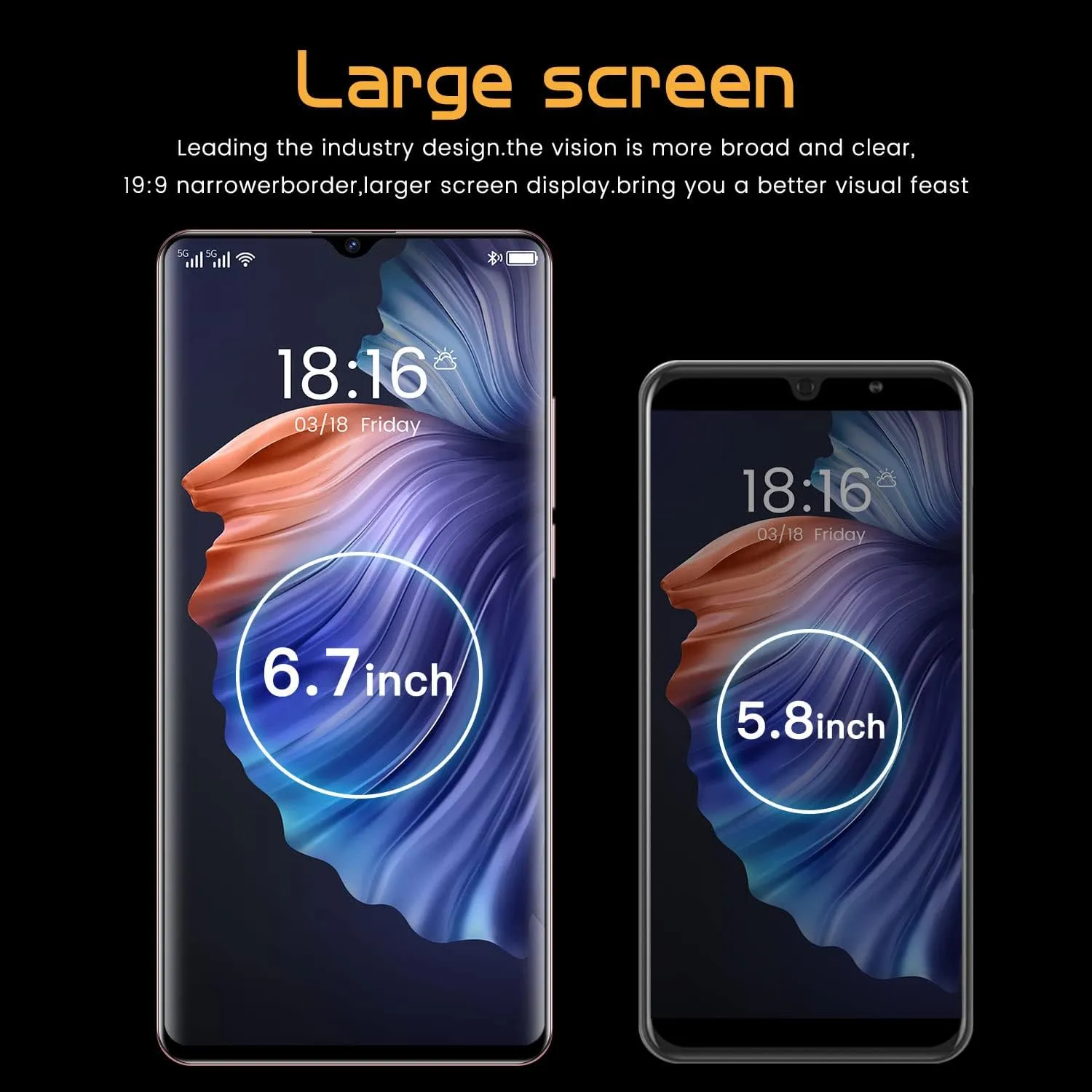 Unlocked Smartphone 6.7inch Cell Phone S22 Ultra 2 16GB HD Full Screen Straight Talk Phone Dual Sim Unlocked Android Phones Boost Mobile Phone(rose glod)