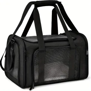 Up to 25Lbs Waterproof Carrier Large Soft Sided Pet Carrier