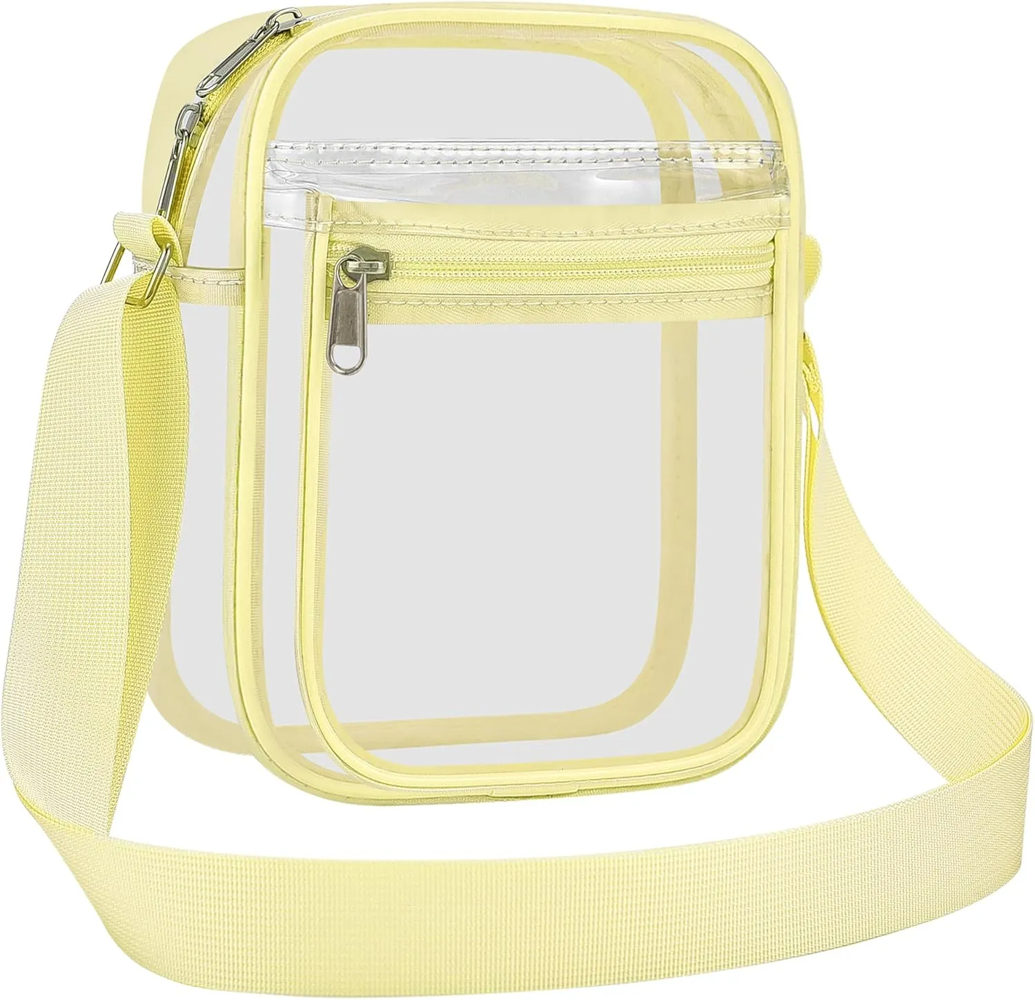 USPECLARE Clear Purse Bag for Stadium Events Clear Messenger Bag for Men and Women