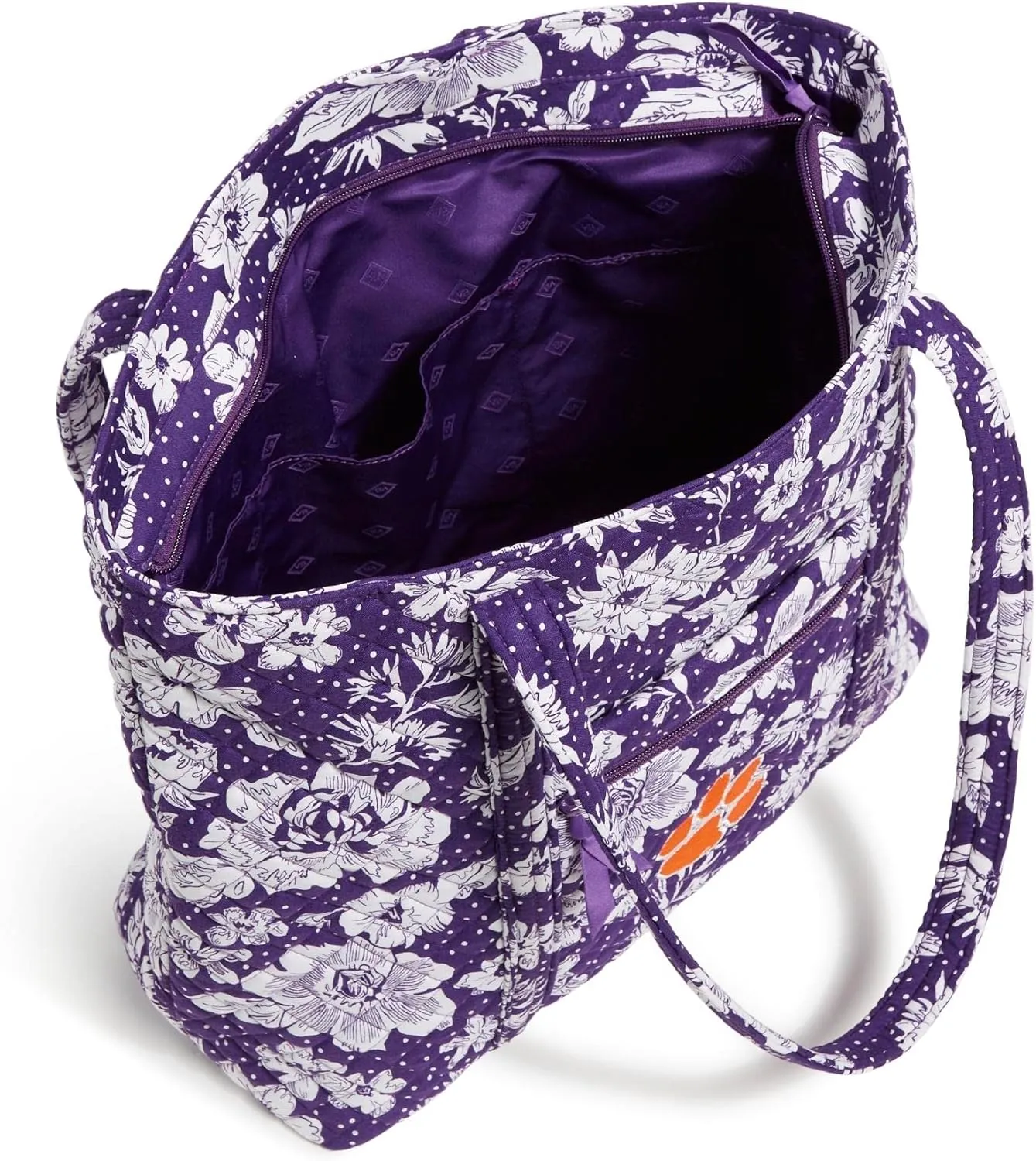 Vera Bradley Women's Cotton Collegiate Vera Tote Bag (Multiple Teams Available)