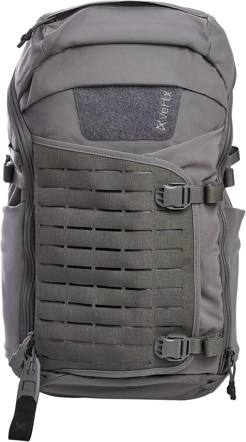 Vertex Siege 25L Sling Tactical Backpack CCW Bag, Concealed Carry, EDC Gear for Travel, Work, Wolf Grey