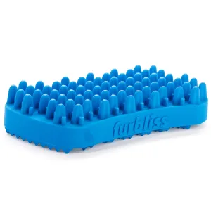 Vetnique Labs Furbliss Dog Brush for Small Dogs, Cats and Pets with Short Hair, Grooming Bathing Massaging Deshedding Multi-Functional Wet or Dry Silicone Brush (Short Hair Brush)