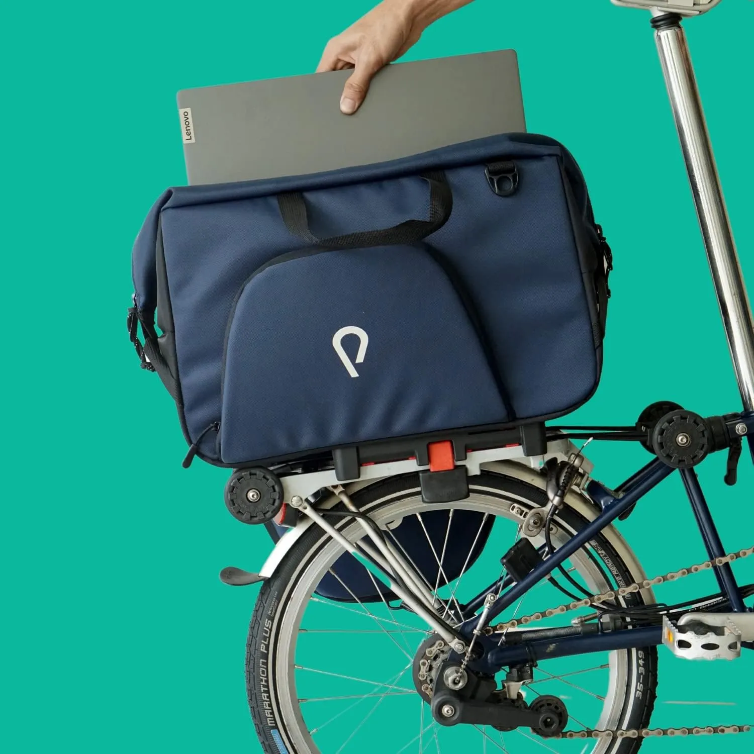 Vincita Big Nash Bike Trunk Bag, Universal Quick-release Fit All Rear Racks With Expandable Panniers And Waterproof Rain Cover, Bicycle Commuter Bag Suitable For Bicycles. (Green, Nash) (B181B-2 0)