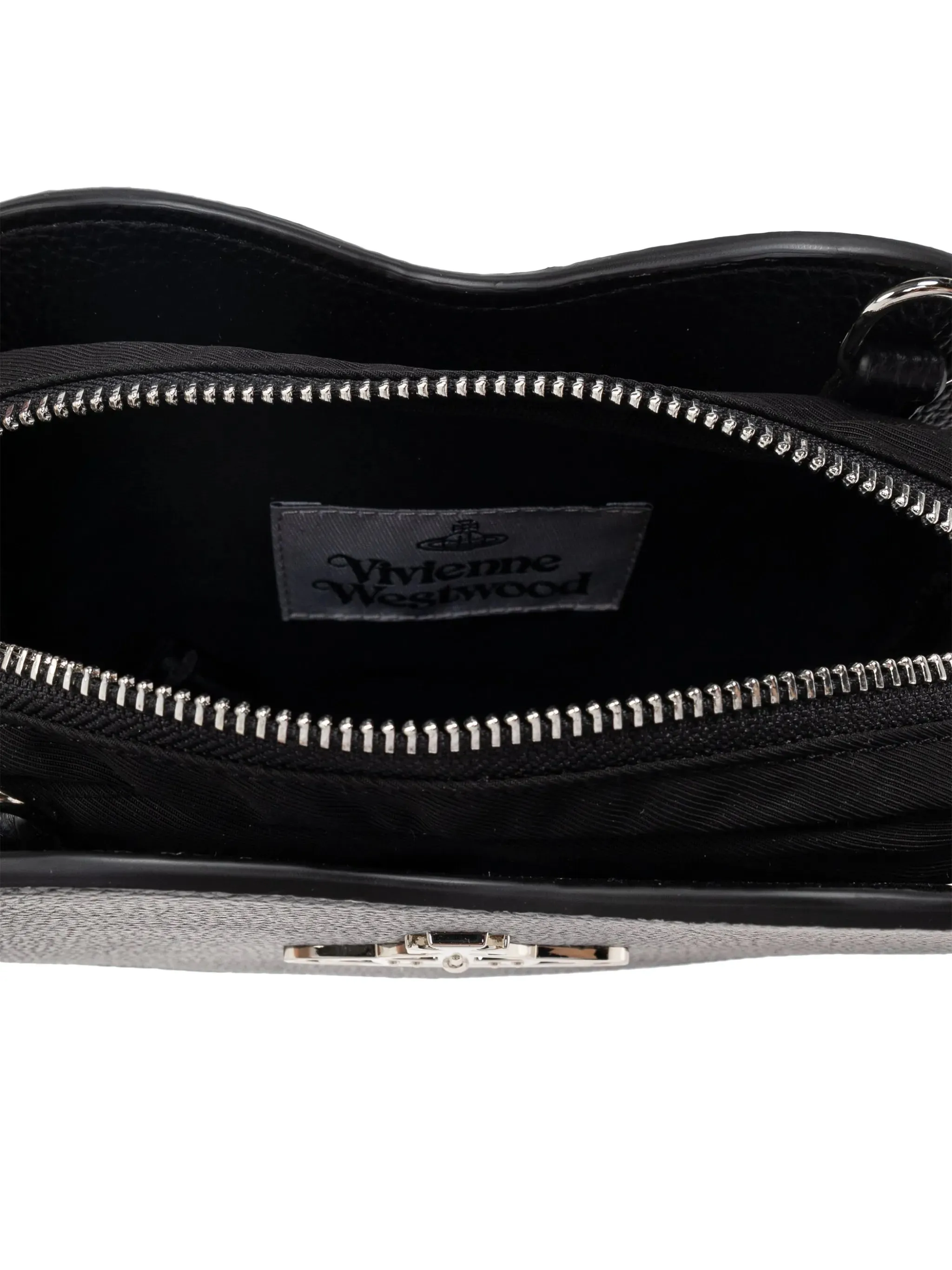 VIVIENNE WESTWOOD WOMEN Louise Heart Crossbody Bag Black