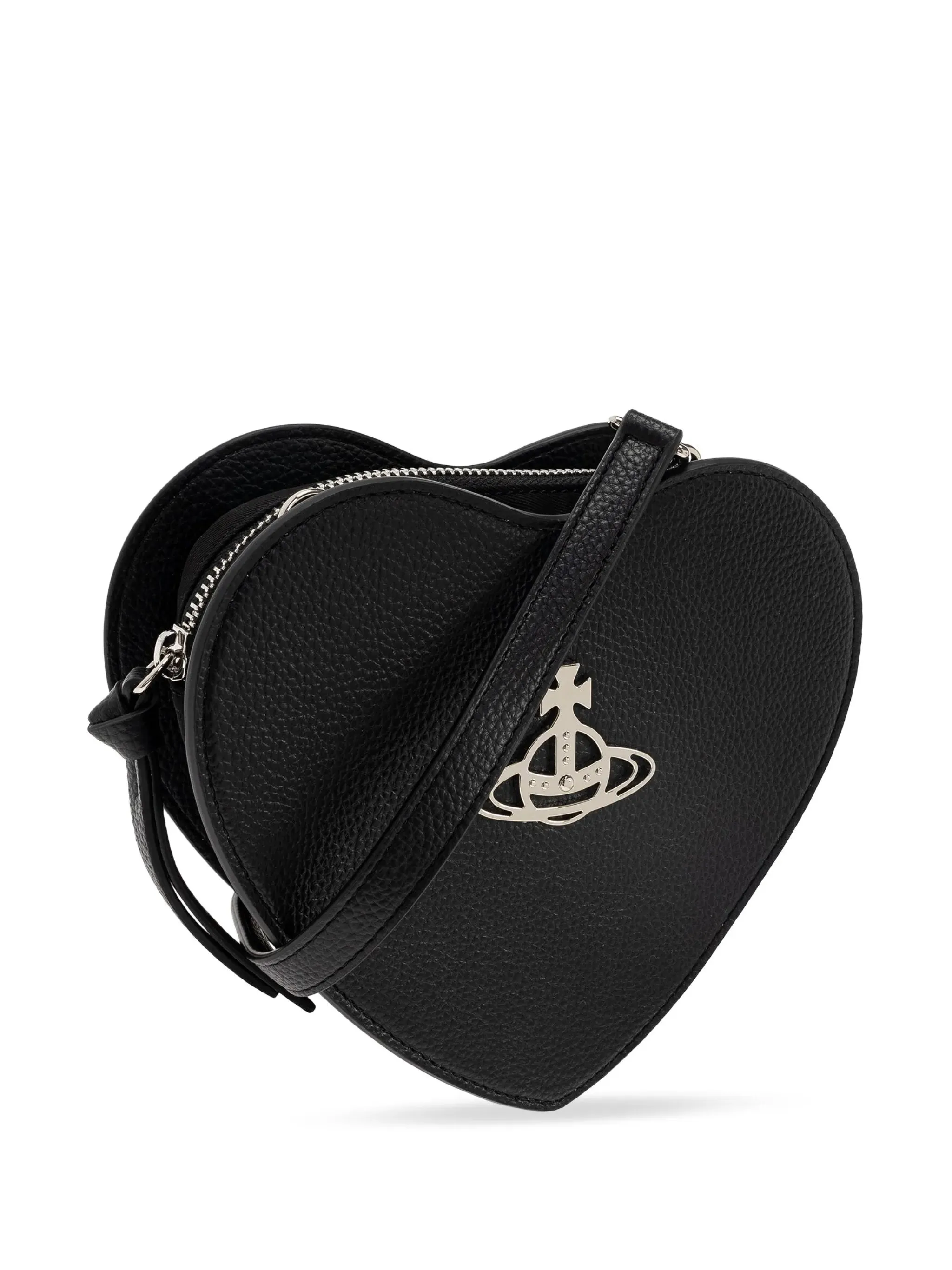 VIVIENNE WESTWOOD WOMEN Louise Heart Crossbody Bag Black
