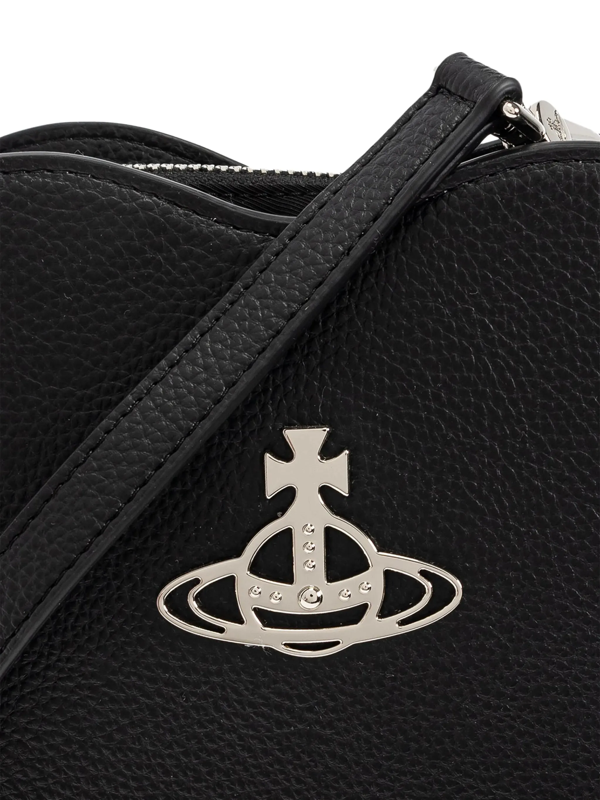 VIVIENNE WESTWOOD WOMEN Louise Heart Crossbody Bag Black